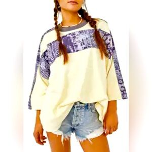 Free people We the Free Happiest in Bloom T-shirt